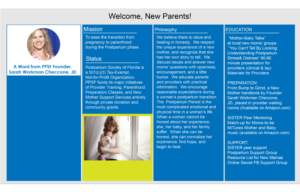 Web Design by Be Creatives for Postpartum Society of Florida | Design: #9572161