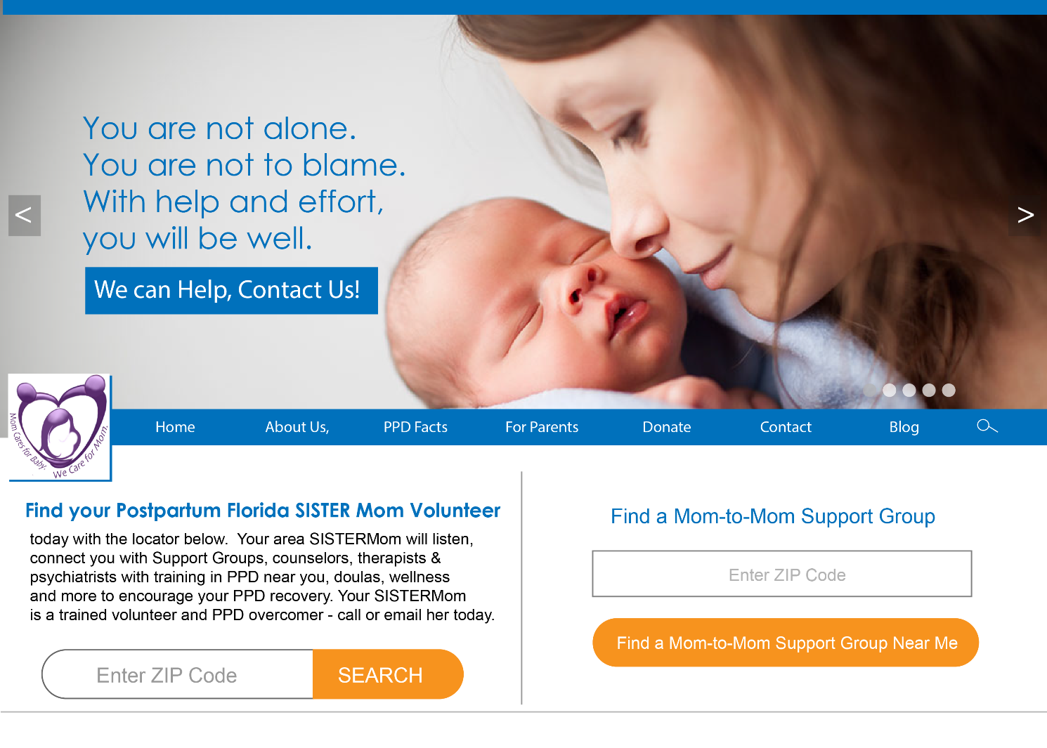 Web Design by Be Creatives for Postpartum Society of Florida | Design #9572163