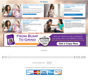 Web Design by Be Creatives for Postpartum Society of Florida | Design: #9572167