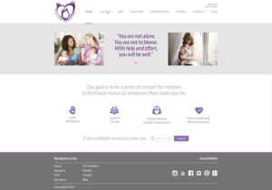 Web Design by K-Designs for Postpartum Society of Florida | Design #9536227