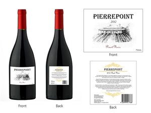 Graphic Design by onamel for Pierrepoint Wines | Design: #2193980