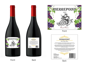 Graphic Design by onamel for Pierrepoint Wines | Design #2196402