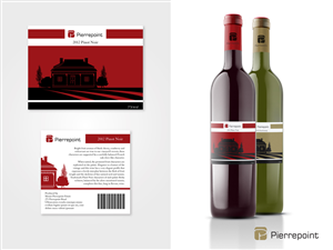 Graphic Design by Phoenix Dragon for Pierrepoint Wines | Design: #2100150