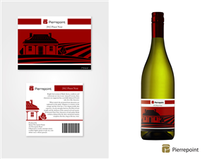 Graphic Design by Phoenix Dragon for Pierrepoint Wines | Design: #2116006
