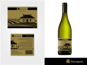 Graphic Design by Phoenix Dragon for Pierrepoint Wines | Design: #2165974