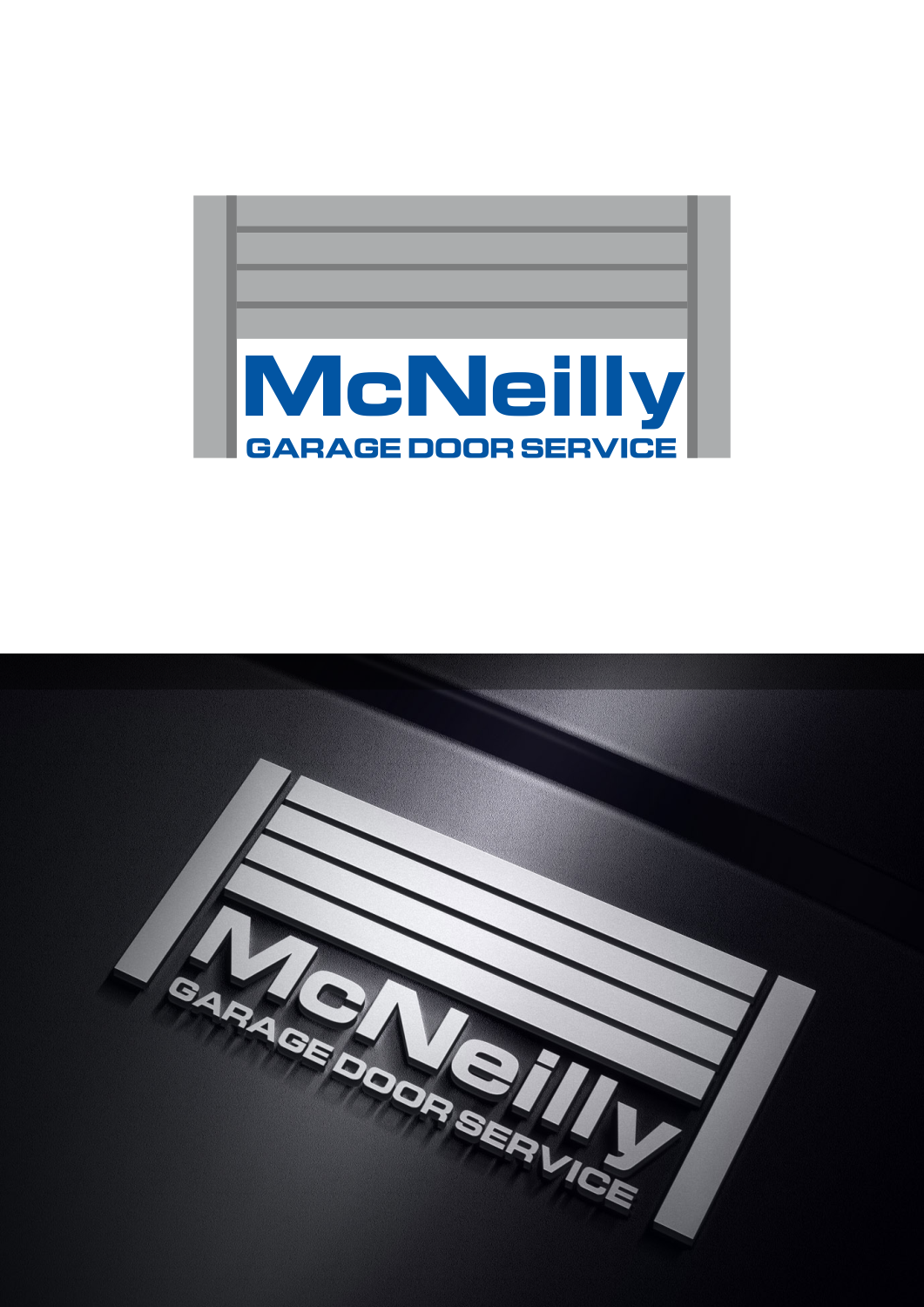Logo Design by jenggot_merah_ for McNeilly Garage Door | Design #9485824