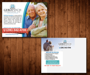 Postcard Design by Designers Hub for GeroPsych Associates, Ltd | Design: #9502323