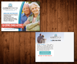 Postcard for Geriatric Psychologists | Postcard Design by Designers Hub
