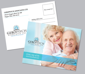 Postcard Design by RoundYellow for GeroPsych Associates, Ltd | Design: #9491022