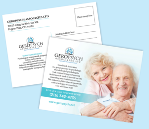 Postcard Design by RoundYellow for GeroPsych Associates, Ltd | Design: #9511679