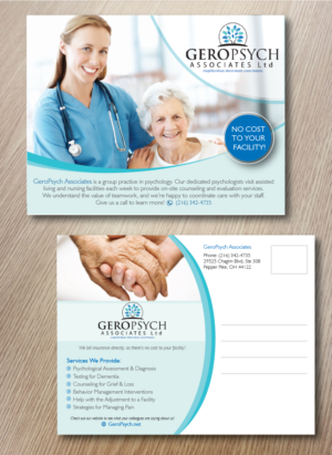 Postcard Design by alex989 for GeroPsych Associates, Ltd | Design: #9499268