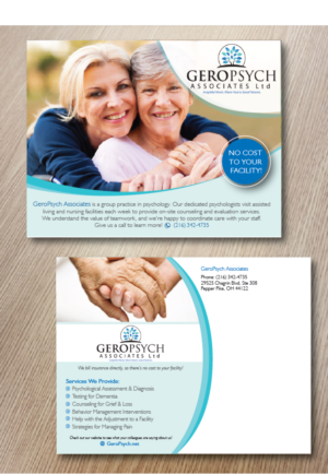 Postcard Design by alex989 for GeroPsych Associates, Ltd | Design: #9540693