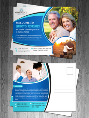 Postcard Design by debdesign for GeroPsych Associates, Ltd | Design: #9487864