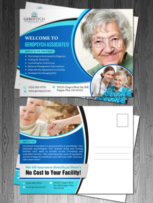 Postcard Design by debdesign for GeroPsych Associates, Ltd | Design: #9496788