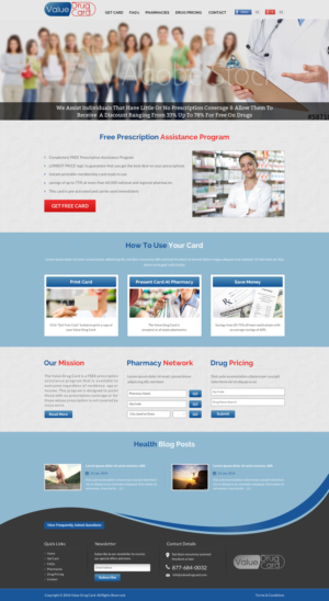 Value Drug Card  reinvent our website. | Web-Design von Sbss