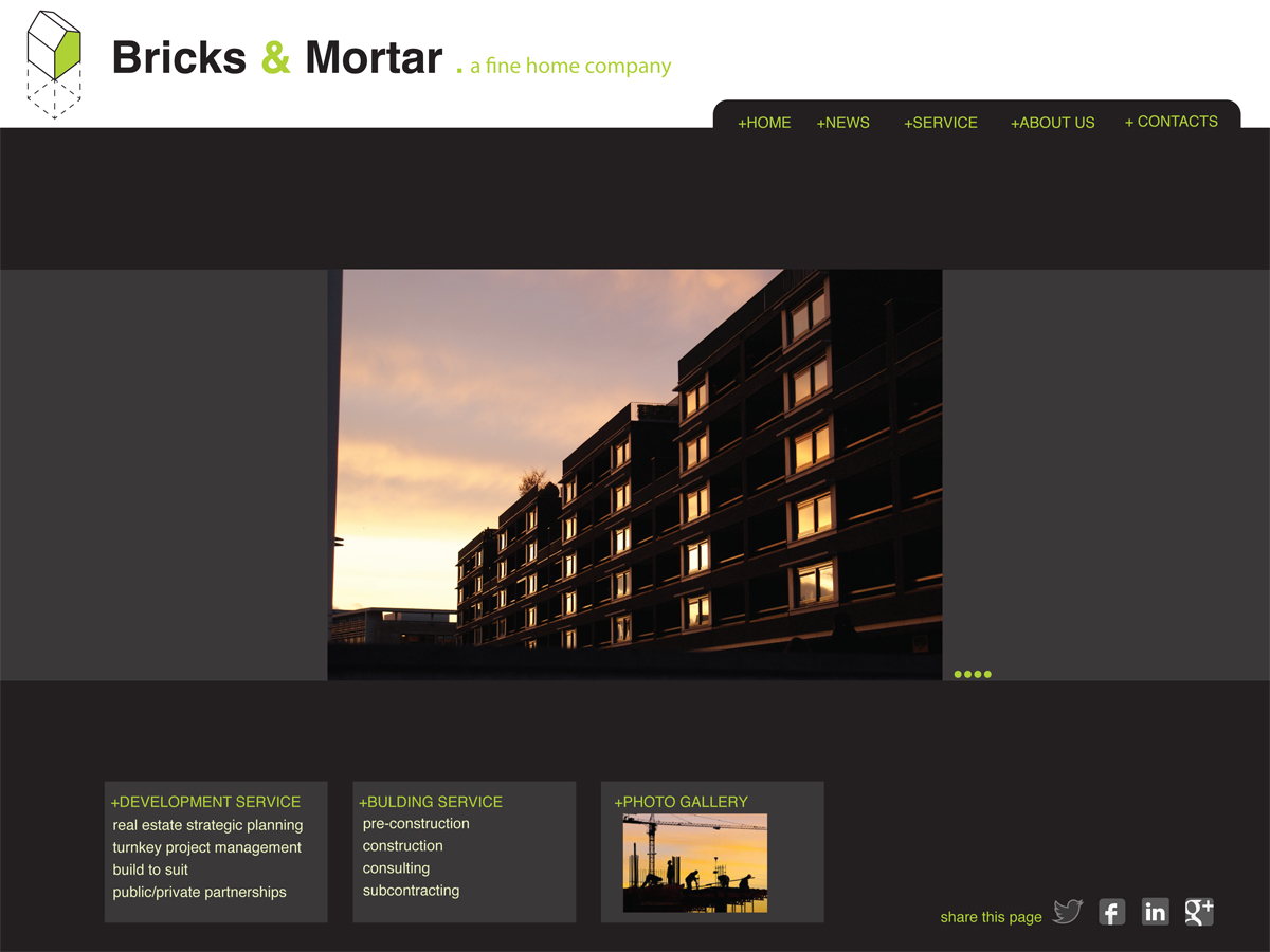Web-Design von _giudi_ für Bricks and Mortar | Design #2090359