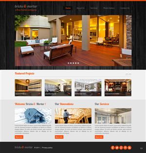 Web Design by pb for Bricks and Mortar | Design: #2080274
