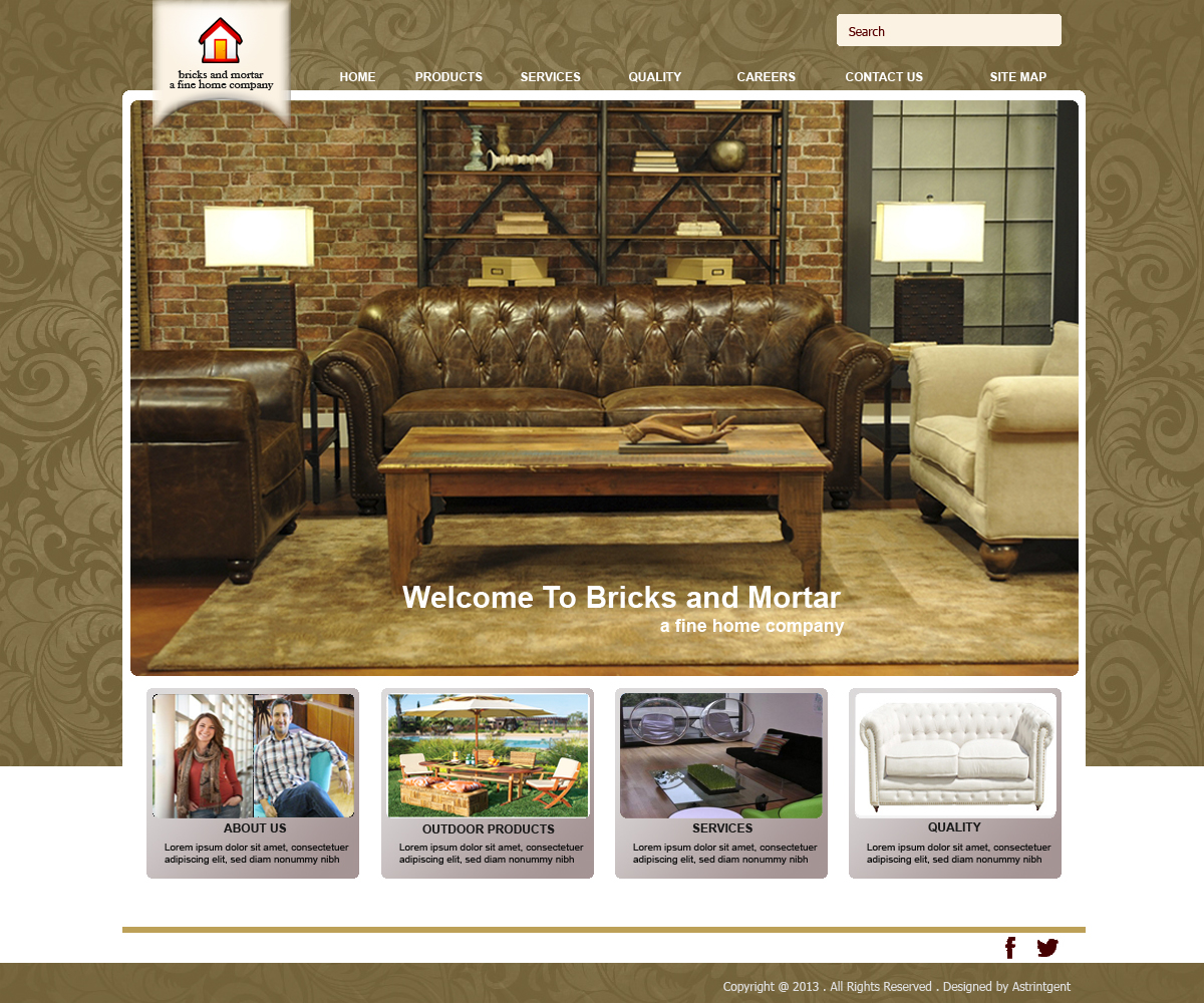 Web-Design von EXPERT für Bricks and Mortar | Design #2087453