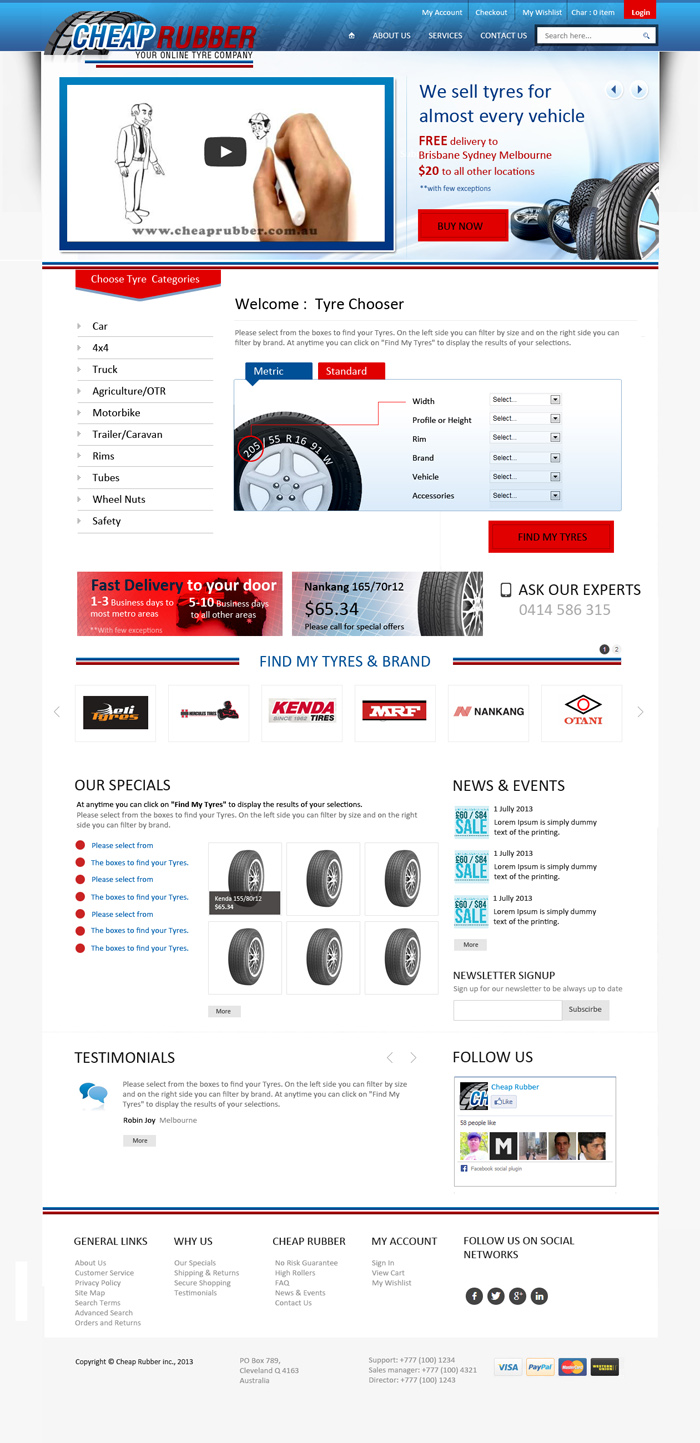 Web-Design von uk für Cheap Rubber | Design #2108730