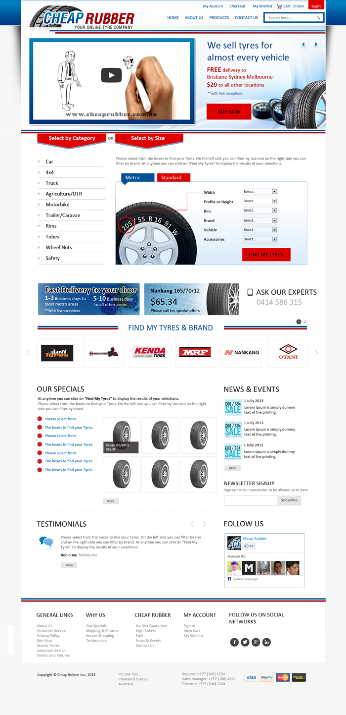 Web-Design von uk für Cheap Rubber | Design #2112651