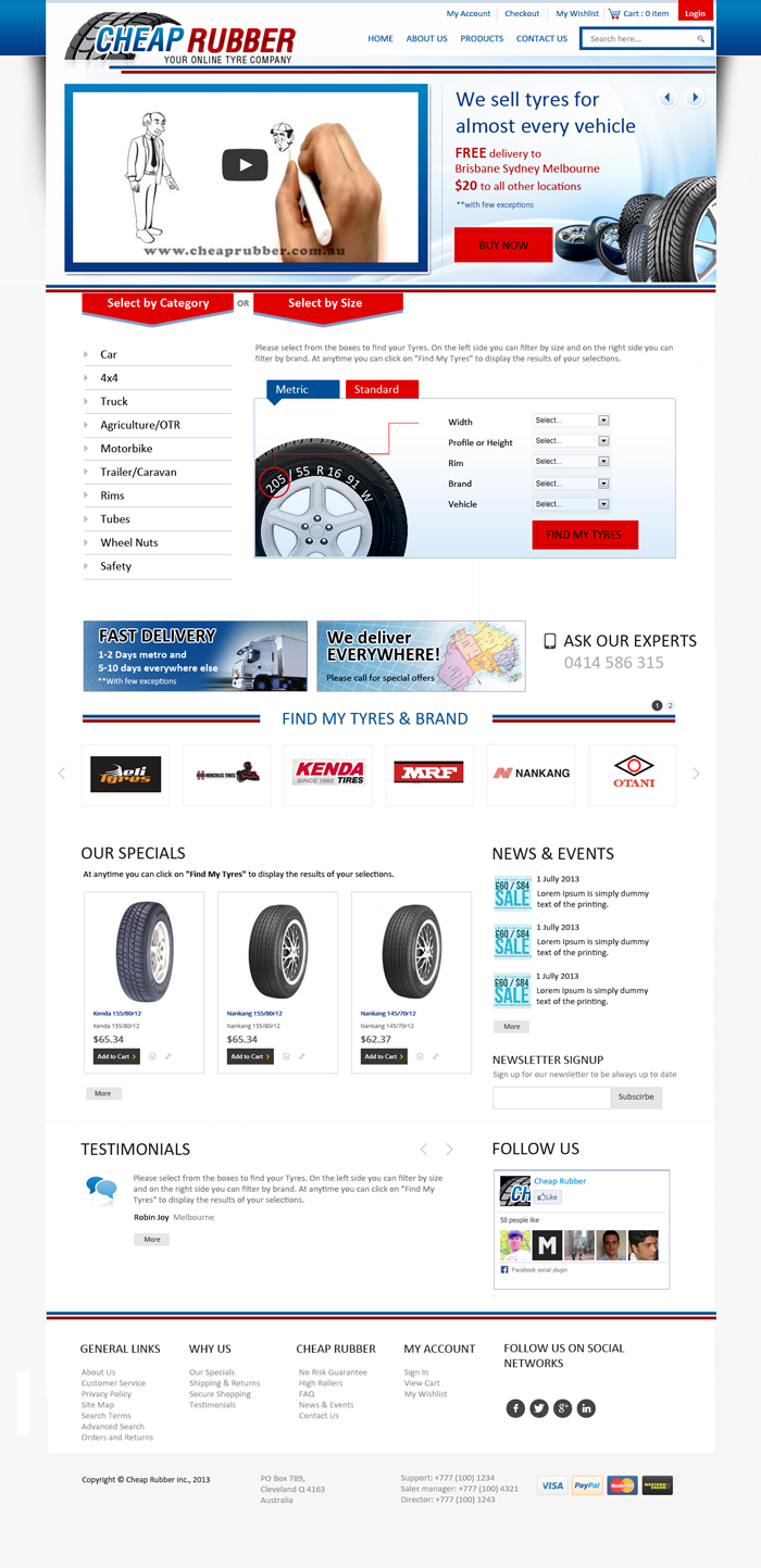 Web-Design von uk für Cheap Rubber | Design #2112903
