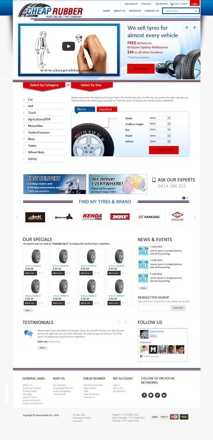 Web-Design von uk für Cheap Rubber | Design #2113054