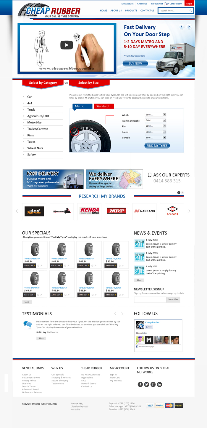 Web-Design von uk für Cheap Rubber | Design #2113298