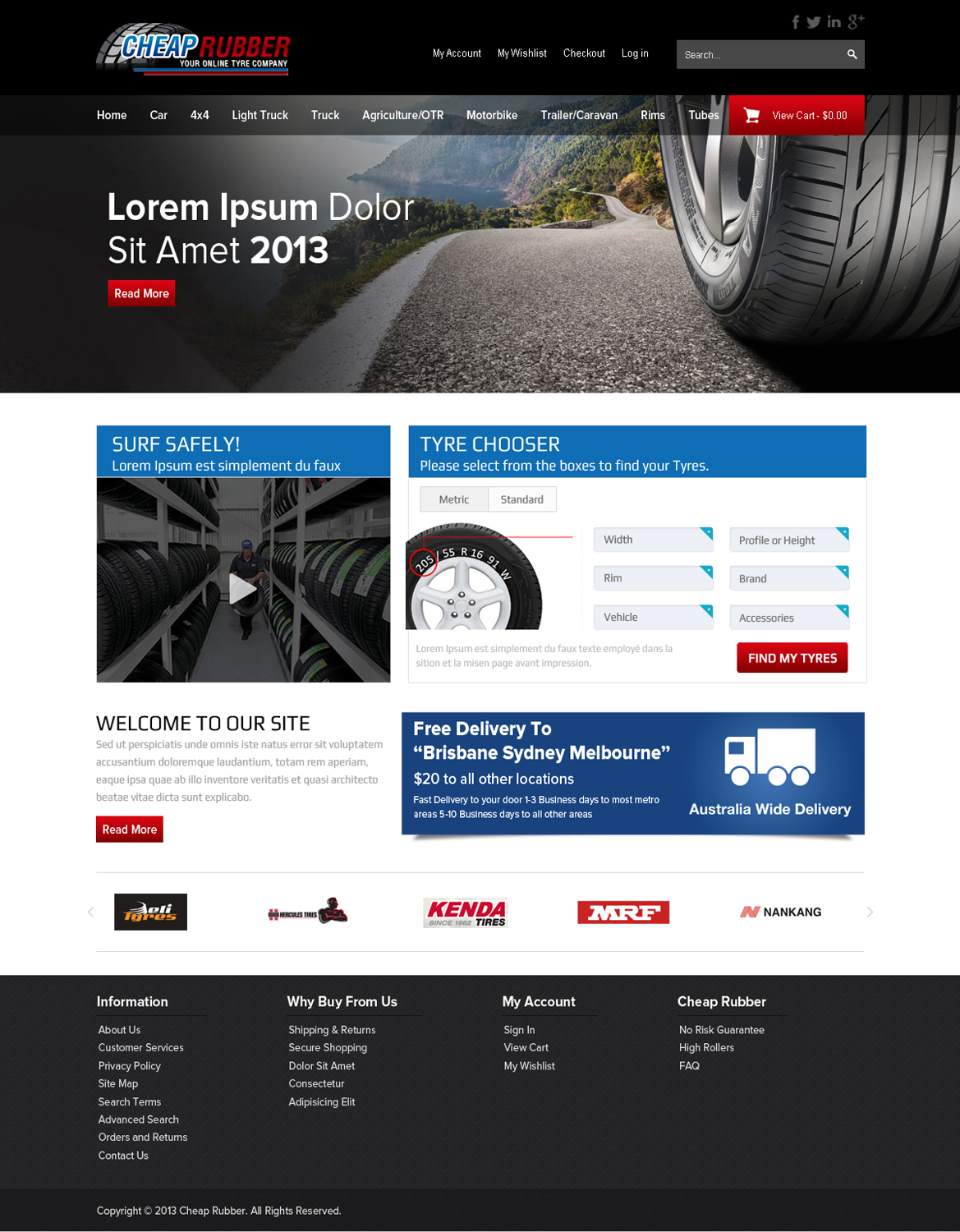 Web-Design von OM für Cheap Rubber | Design #2111505