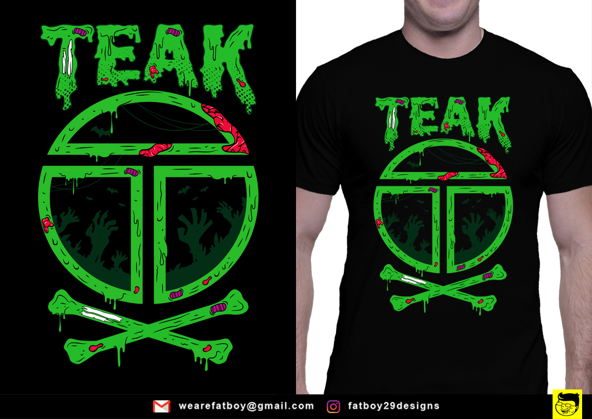 T-shirt Design by Fatboy Graphic for Teak Apparel | Design #12077677