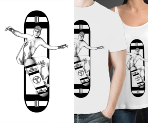 T-shirt Design by brainessteinart