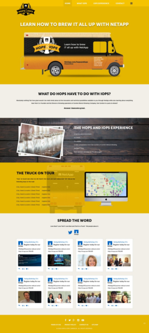 Design de Page d'Accueil par pb pour NetApp | Design : #9533044