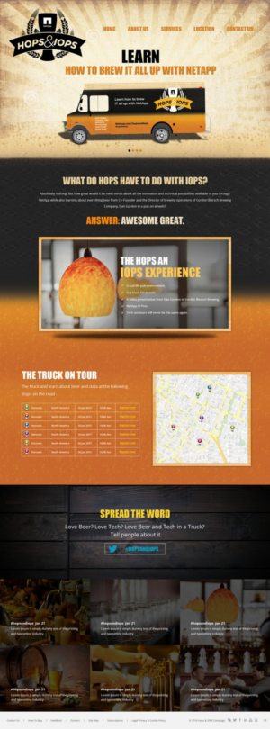 Design de Page d'Accueil par pb pour NetApp | Design : #9533045