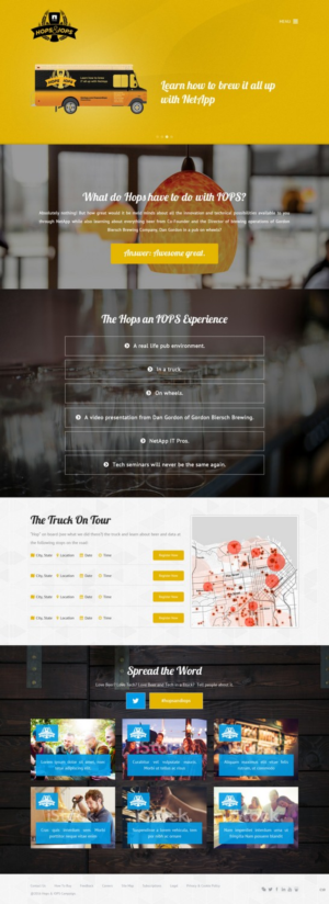 Design de Page d'Accueil par pb pour NetApp | Design : #9533046