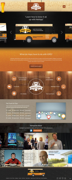 Design de Page d'Accueil par pb pour NetApp | Design : #9533048