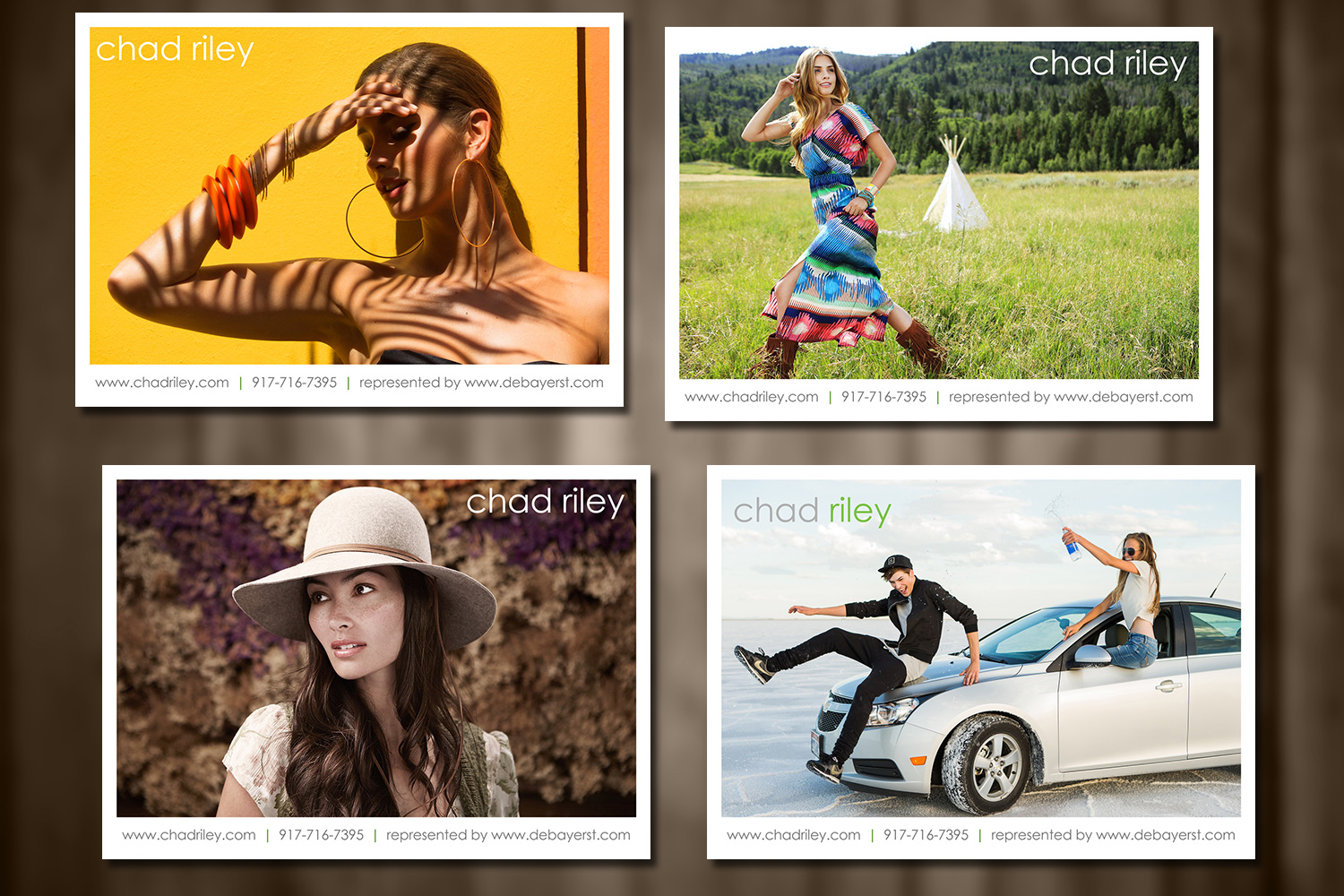 Postcard Design by Mila@CreativeMotions.com for Chad Riley Director Photographer | Design: #9507624