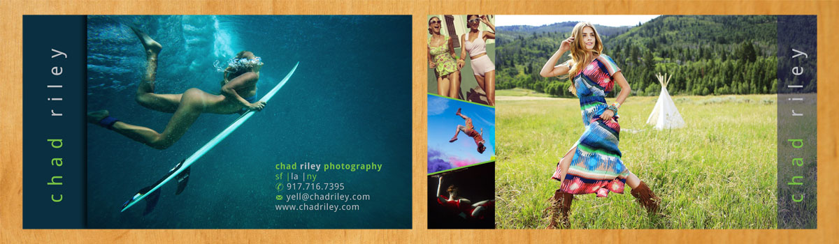 Postcard Design by Venus L. Penaflor for Chad Riley Director Photographer | Design #9496464