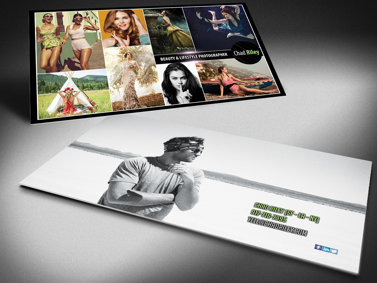 Postcard Design by Selda for Chad Riley Director Photographer | Design #9495290