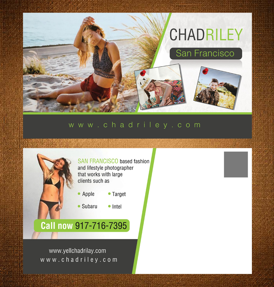 Postcard Design by creative.bugs for Chad Riley Director Photographer | Design #9500086