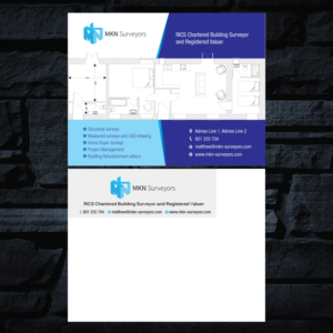 Postcard Design by GMWIRE for MKN Surveyors | Design: #9588552