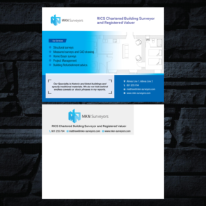 Postcard Design by GMWIRE for MKN Surveyors | Design: #9588553