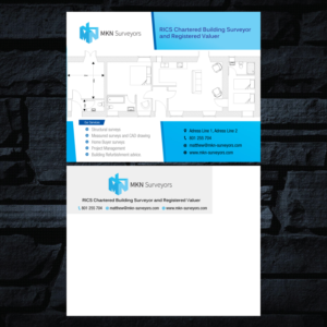 Postcard Design by GMWIRE for MKN Surveyors | Design: #9588555
