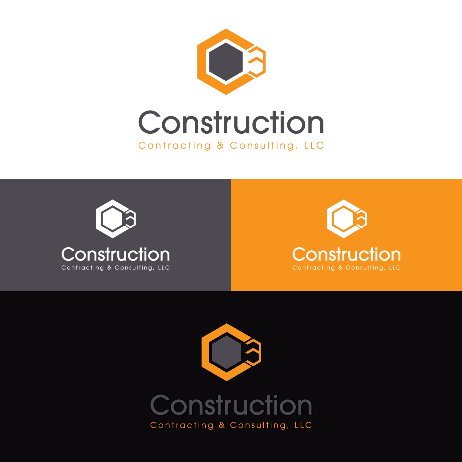 Logo-Design von AHMMY für Construction, Contracting & Consulting, LLC | Design #9511812