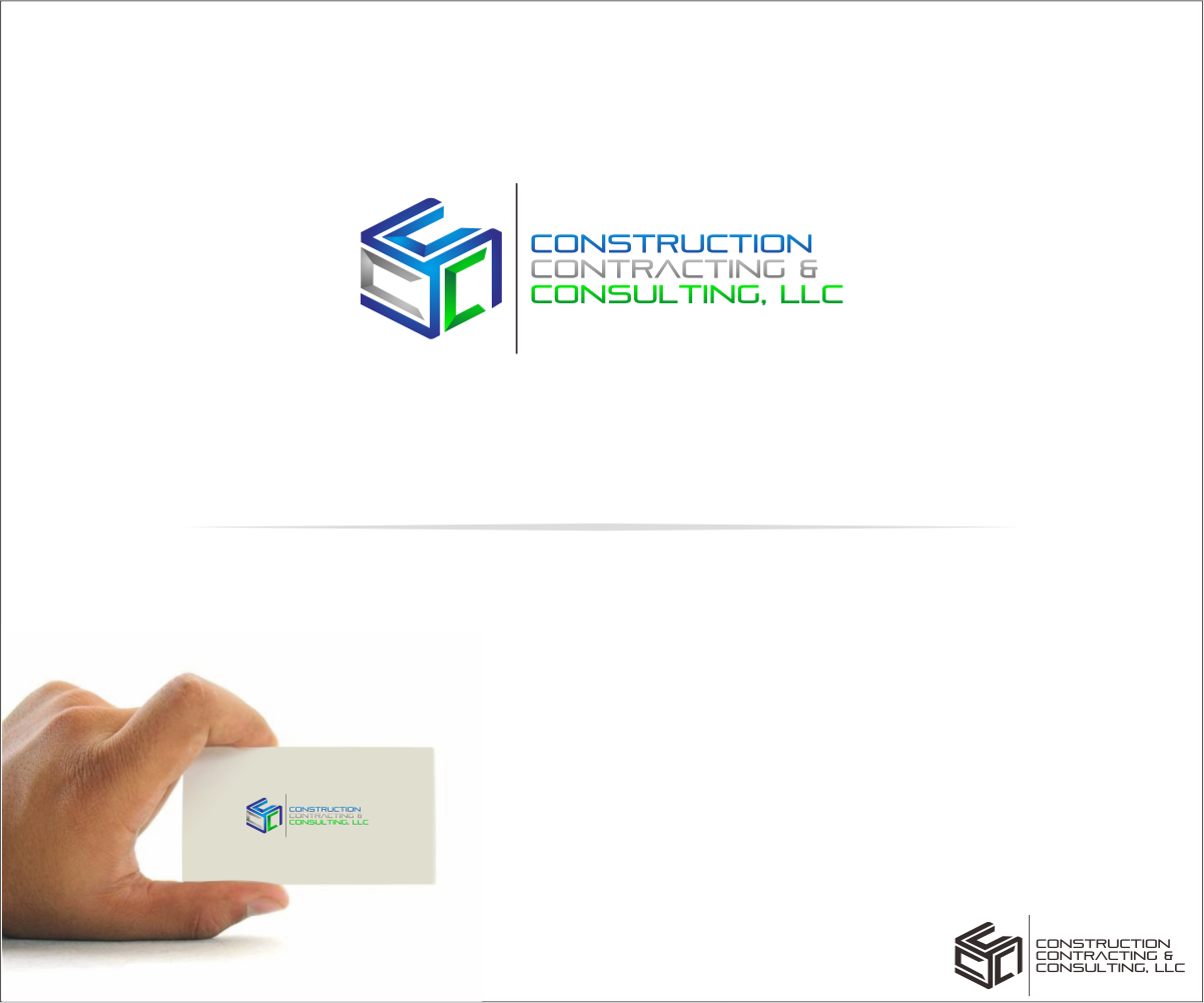 Logo Design by haszart for Construction, Contracting & Consulting, LLC | Design #9495832