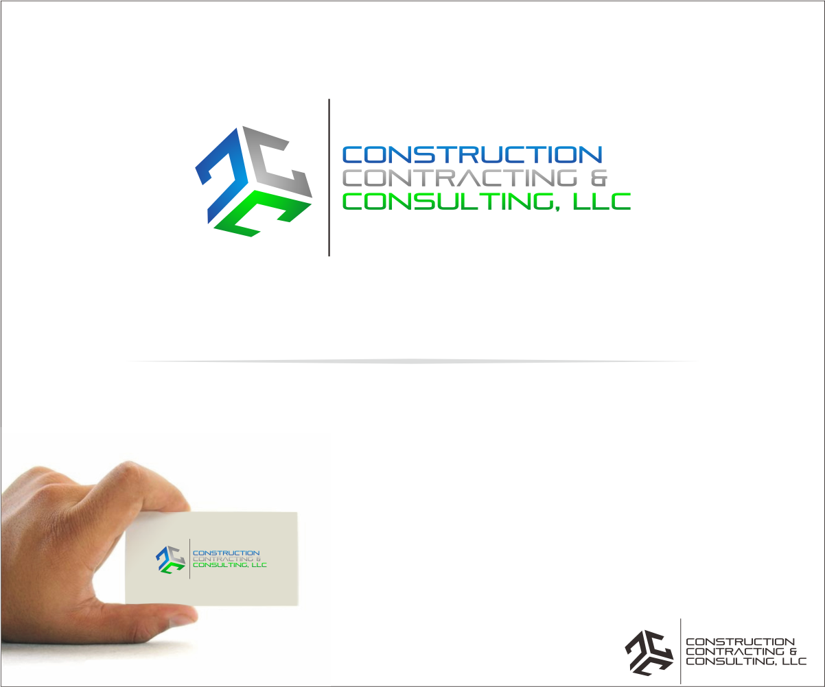 Logo Design by haszart for Construction, Contracting & Consulting, LLC | Design #9522002