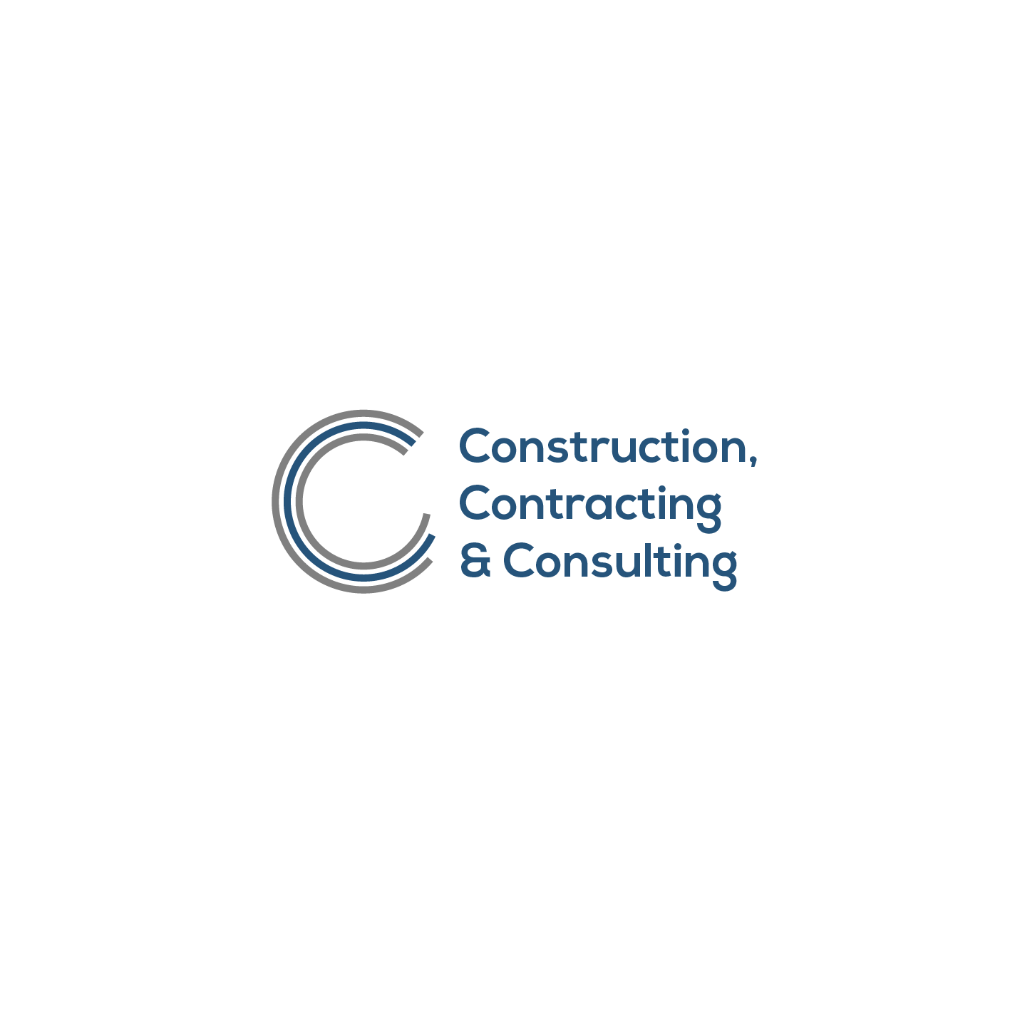 Logo Design by Linea for Construction, Contracting & Consulting, LLC | Design #9495190