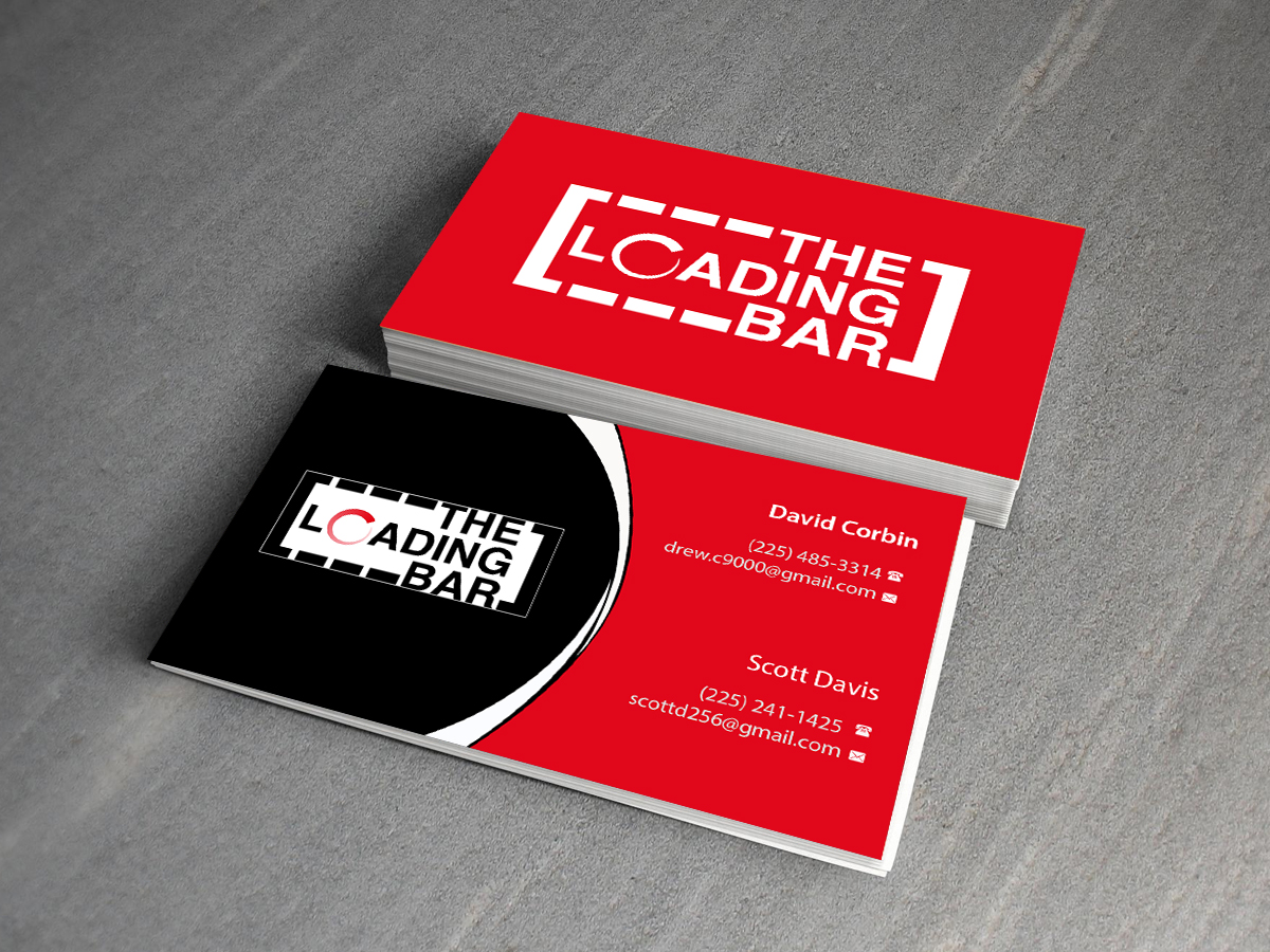 Design de Carte de Visite par Creations Box 2015 pour Loading Bar | Design #9512556