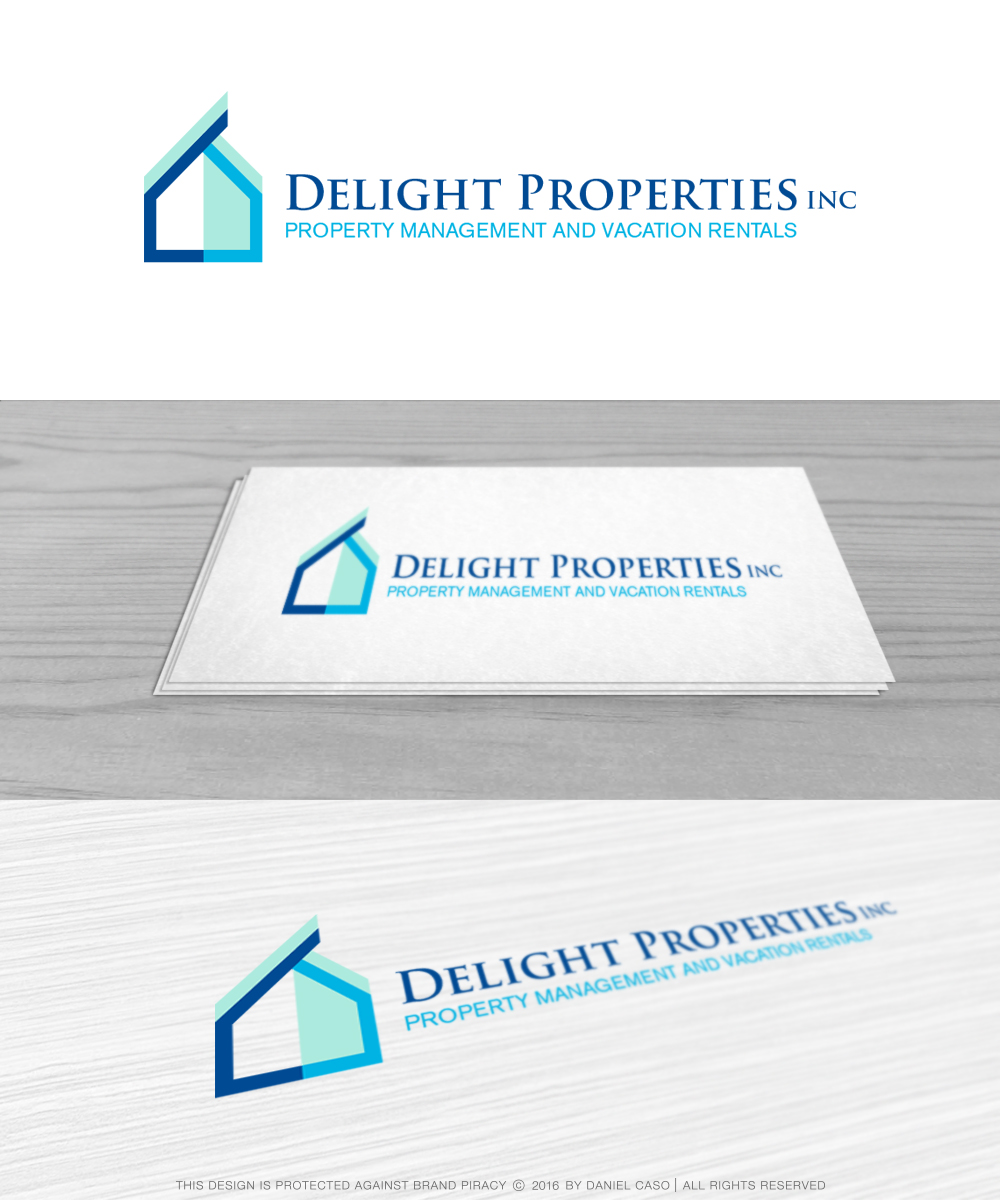 Logo Design by Daniel Caso Design for Delight Properties, Inc. | Design #9521413