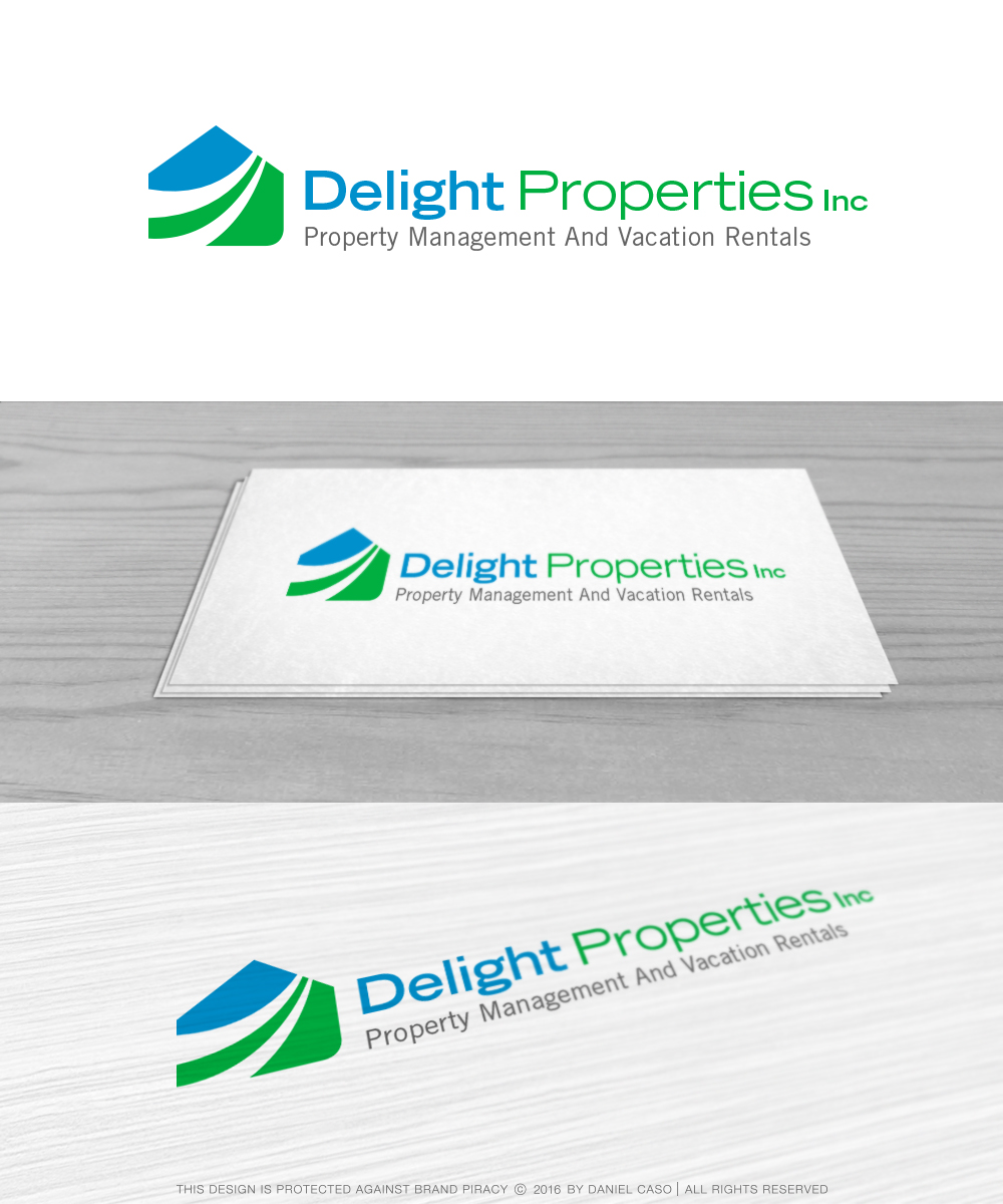 Logo Design by Daniel Caso Design for Delight Properties, Inc. | Design #9521414