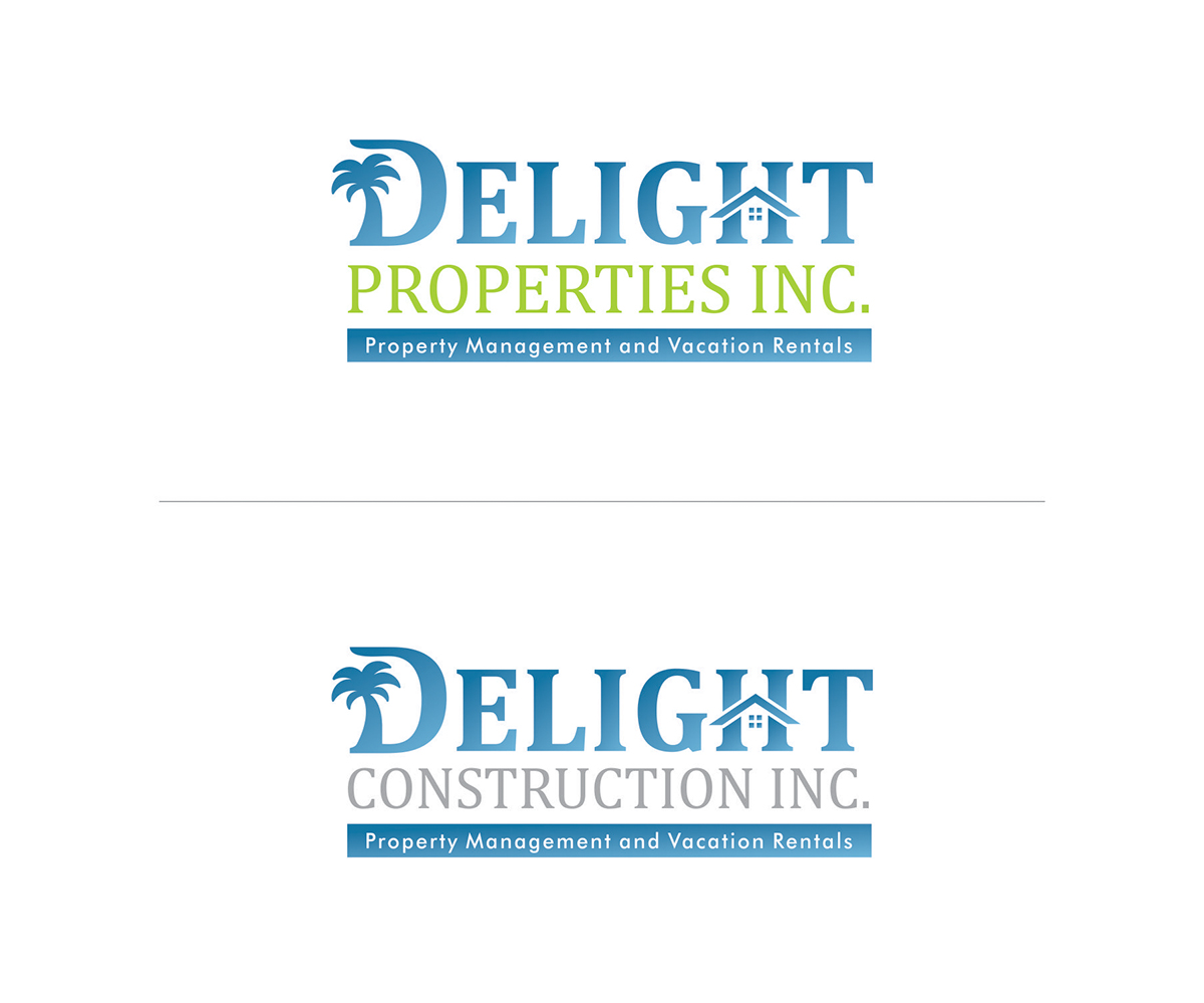 Logo Design by Zeljko B. for Delight Properties, Inc. | Design #9583821