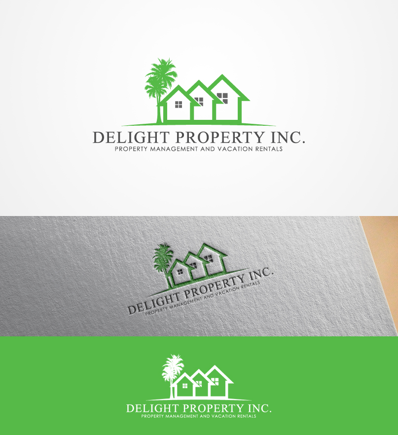 Logo Design by Grapismo Brand Studio for Delight Properties, Inc. | Design #9697256